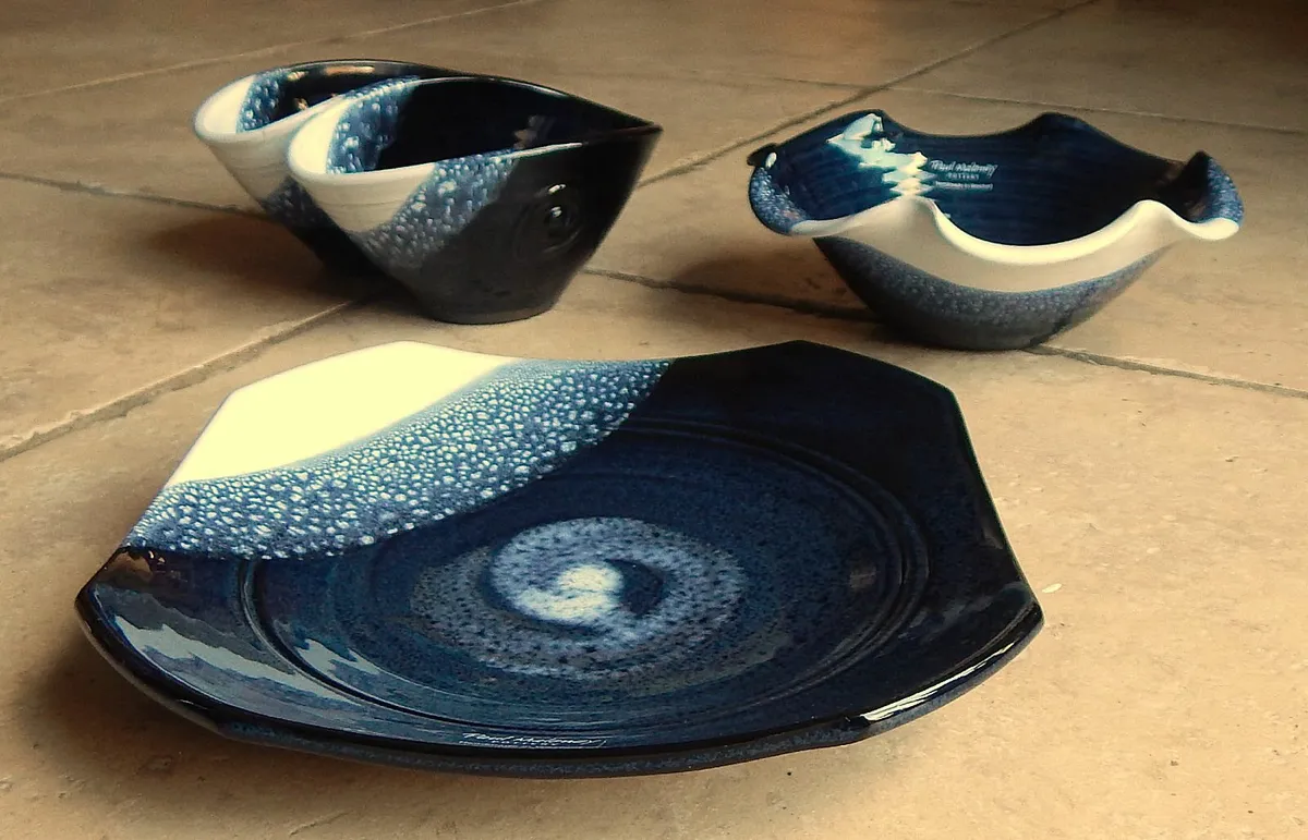 Selection of Paul Maloney ‘Ocean’ Serving Dishes - Image 1