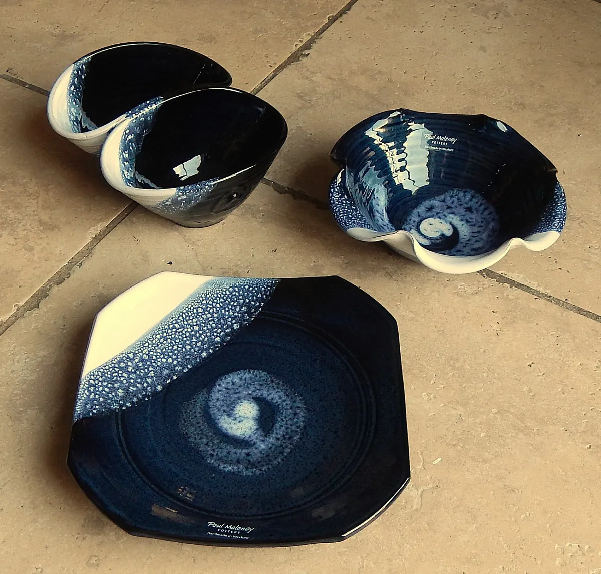 Selection of Paul Maloney ‘Ocean’ Serving Dishes - Image 3