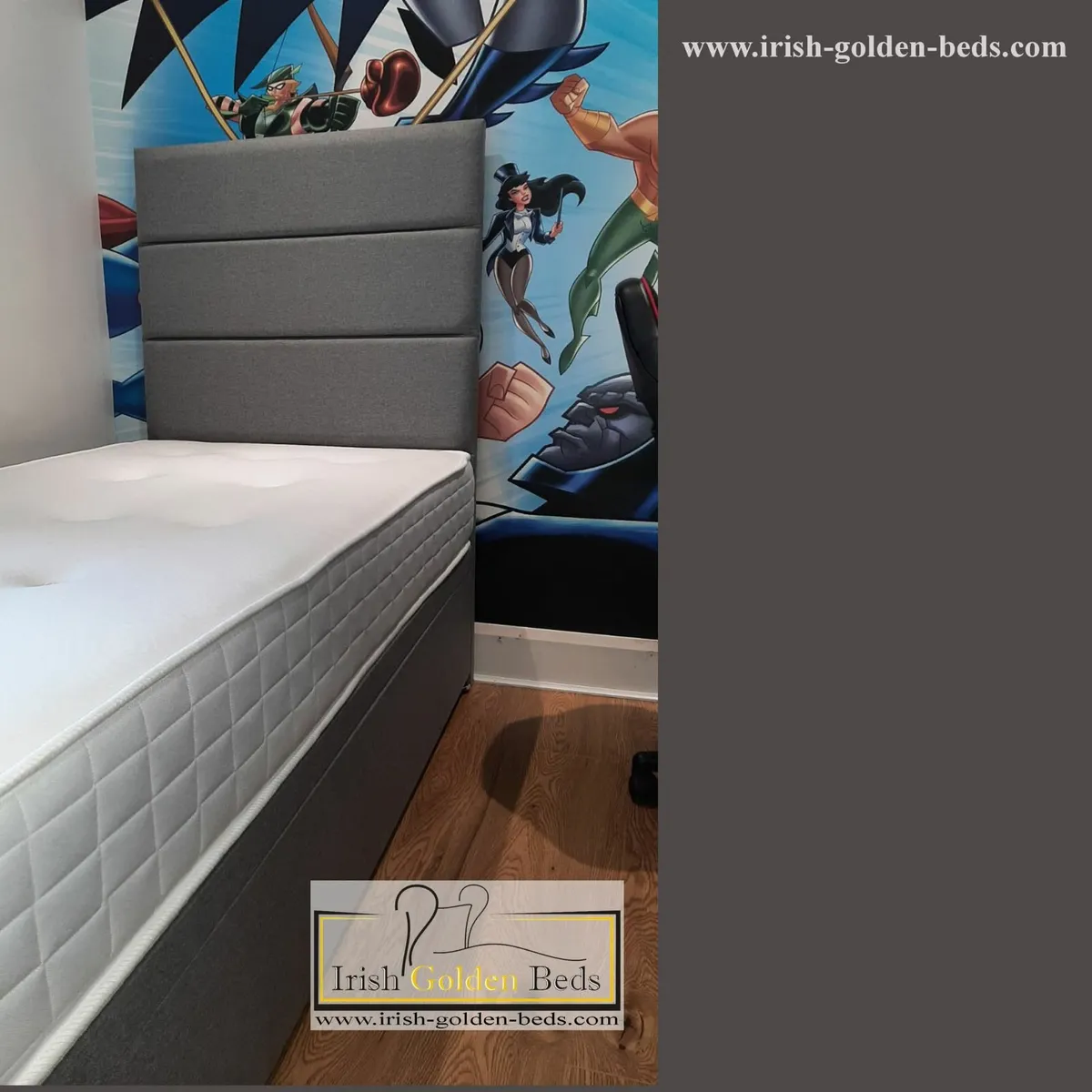 bed frame and headboard free delivery - Image 1