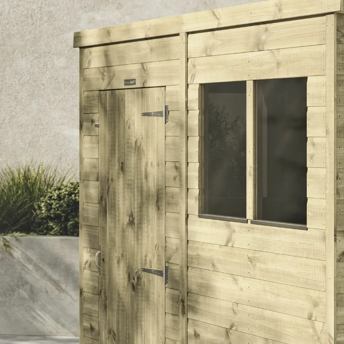 8x6  Pressure Treated Pent Garden Sheds - Image 2