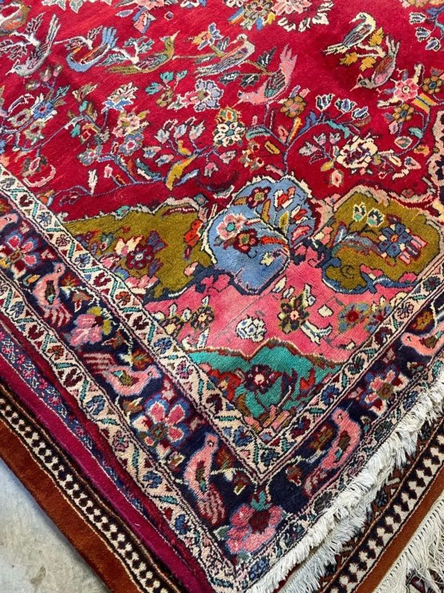 Fabulous Vintage Tabriz Hand-Knotted Persian Rug. - Image 2