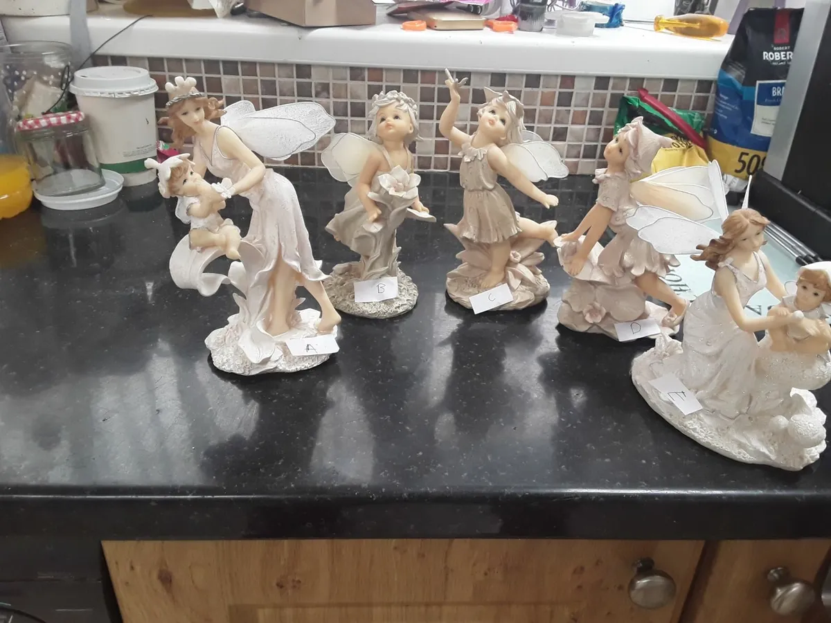 Selection of lovely fairy ornaments in boxes - Image 1