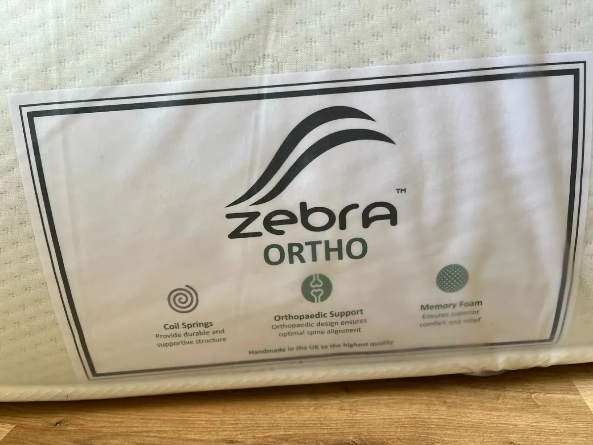 Brand New Zebra Ortho Mattress – - Image 1