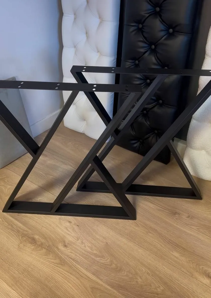 Metal Table Desk Coffee Table Legs Loft Industrial - Image 2