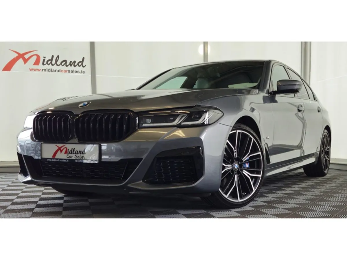 BMW 5 Series 520D M Sport Mhev  oyster Leather - Image 1