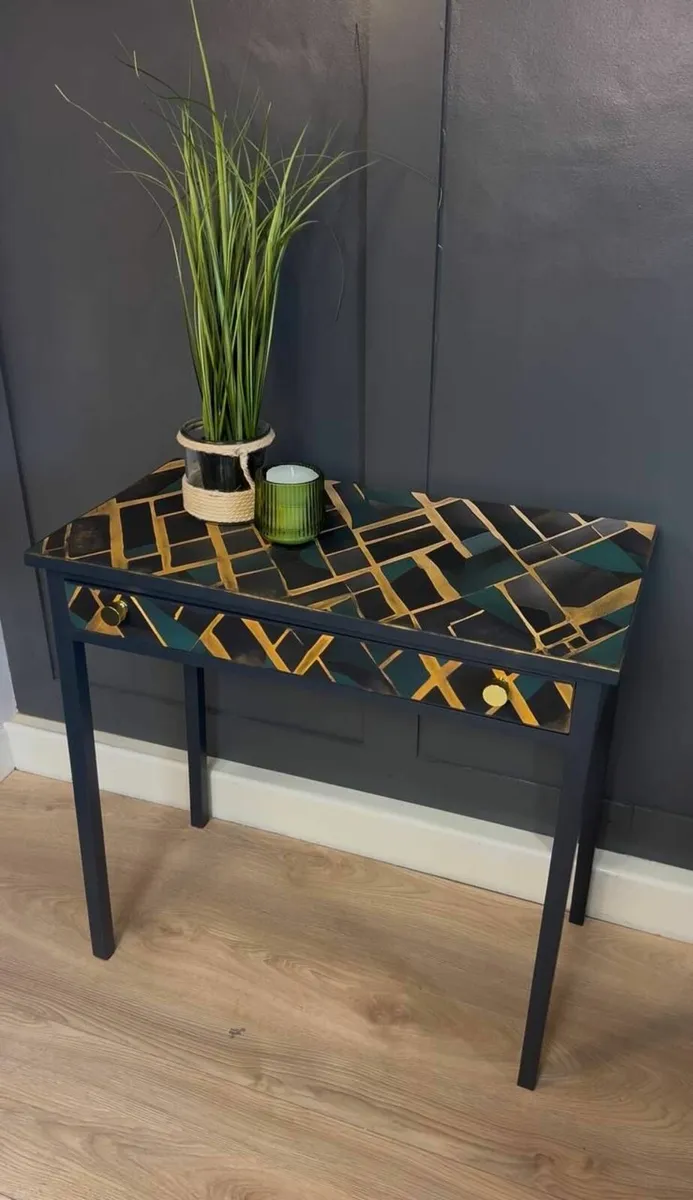 Golden Mosaic Console - Image 2