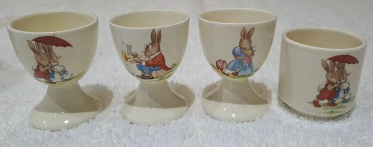 Bunnykins egg cups - Image 1