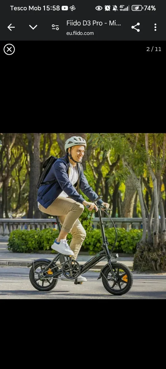 Fiido D3 Pro Mini Electric Bike - Image 4