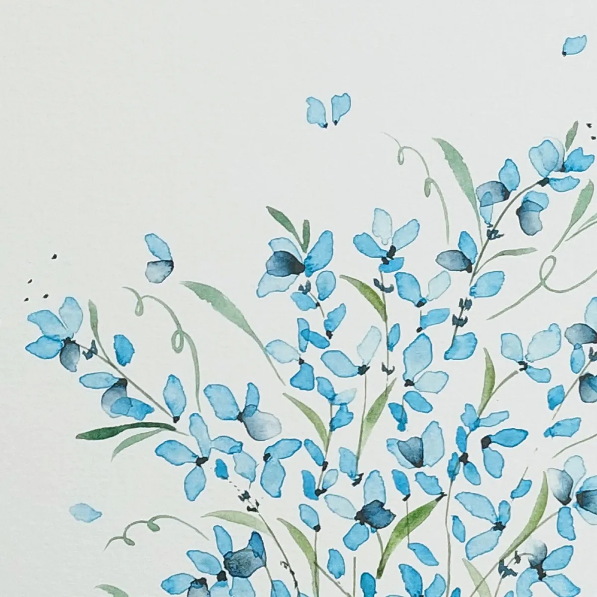 Original Watercolour Floral Painting - Image 4