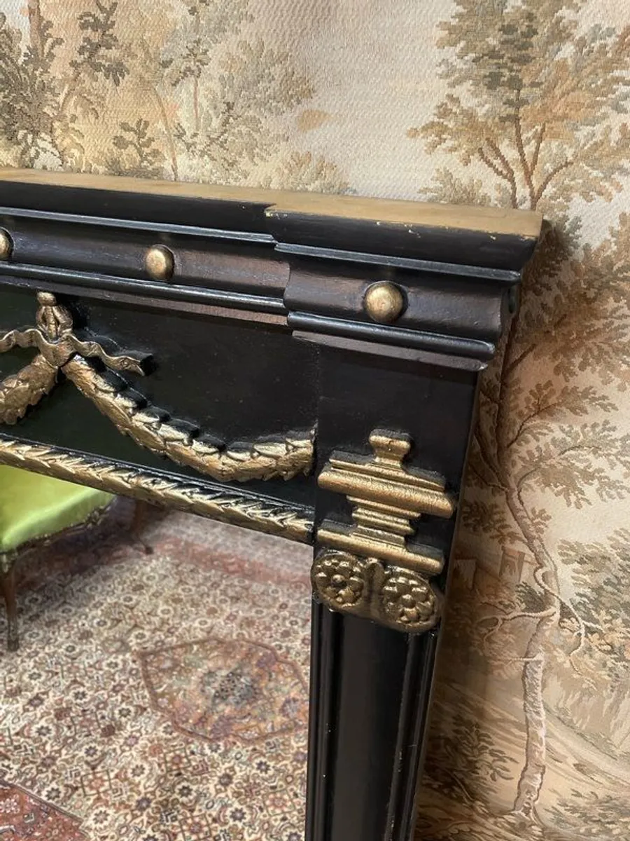 Large Regency Design Carved Overmantle Mirror - Image 3