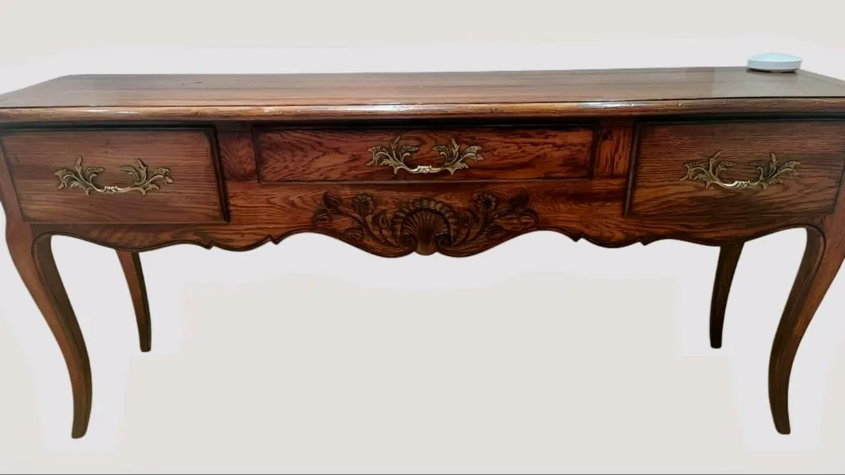 CLEARANCE: MOISSONNIER Regency style console table - Image 3