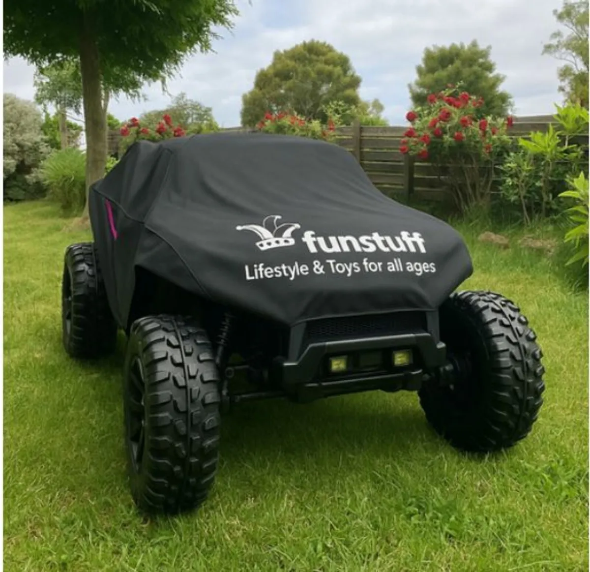 XL Cover for Ride On Cars with Funstuff Logo - Image 1