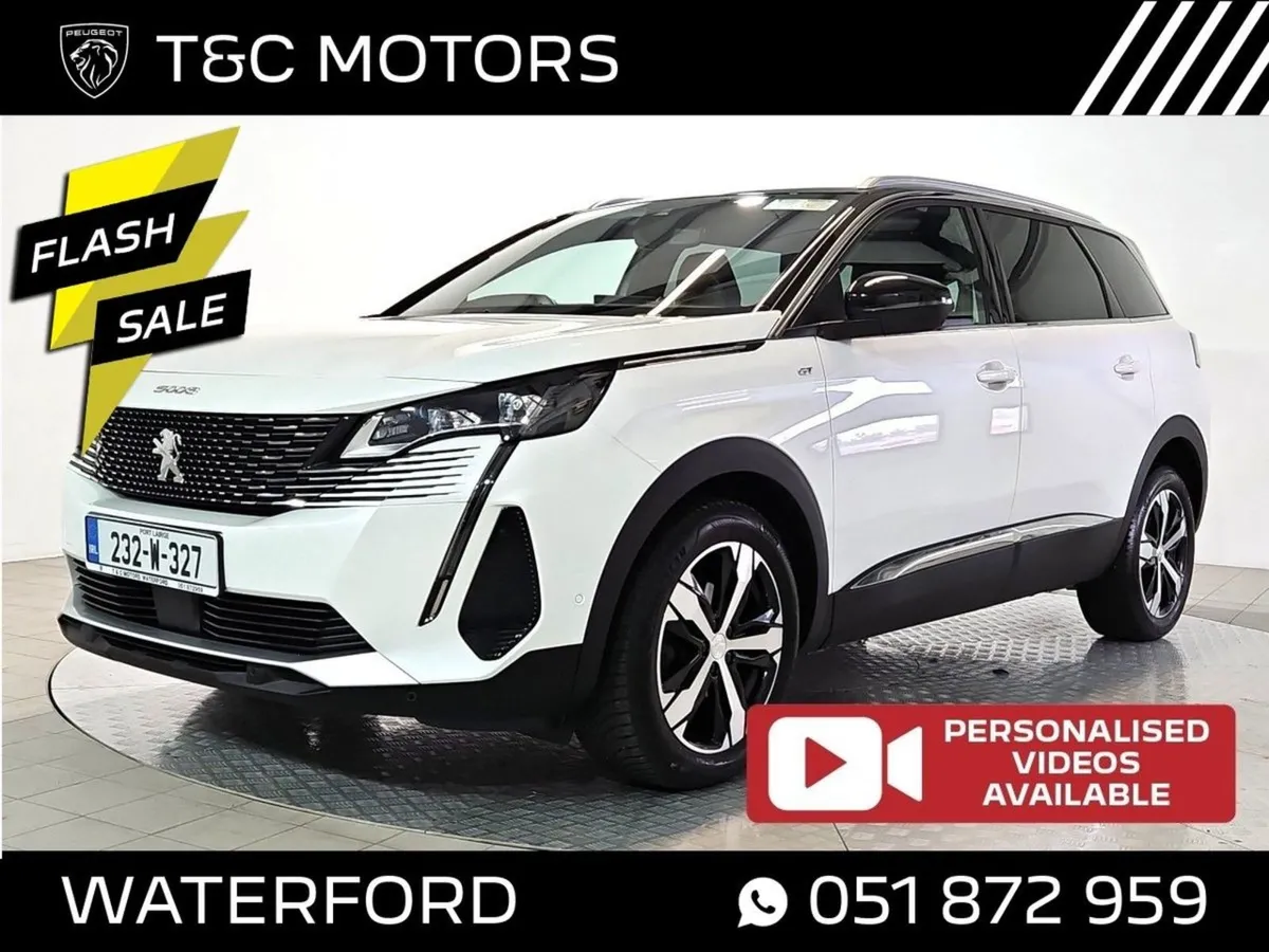 Peugeot 5008 GT Model  LED Headlights  18  Alloys - Image 1