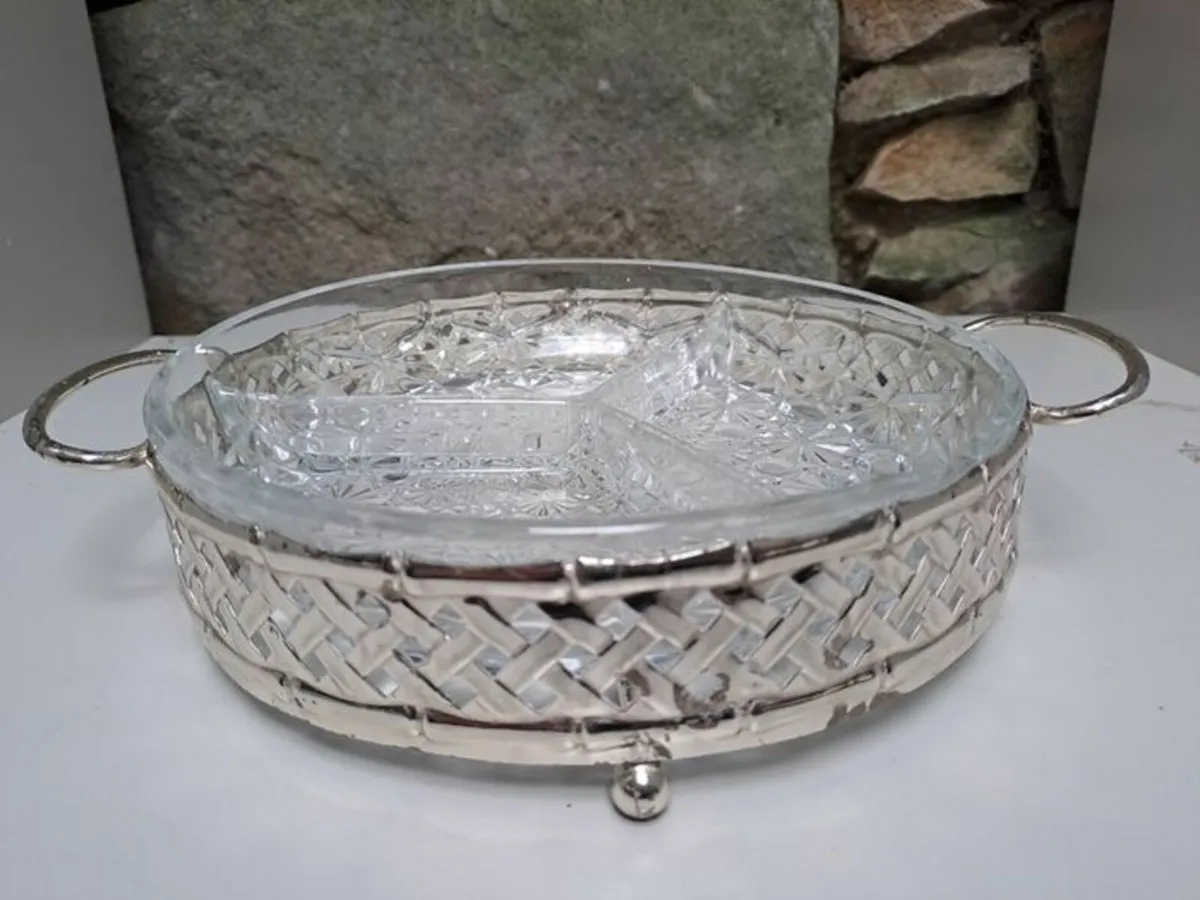 Vintage daisy and button serving dish - Image 4