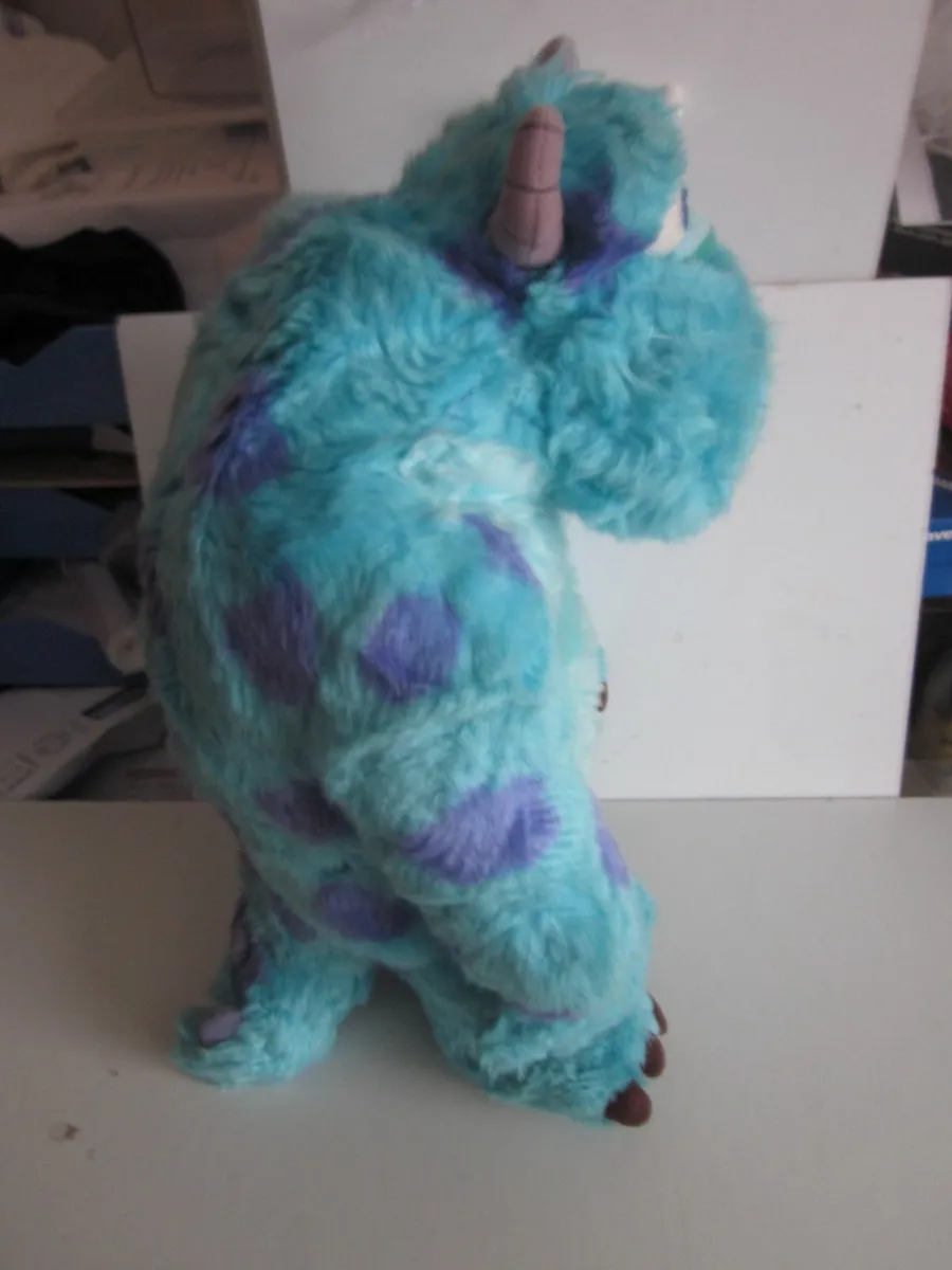 Disney Store Pixar Sulley Soft Toy Plush Monsters - Image 3