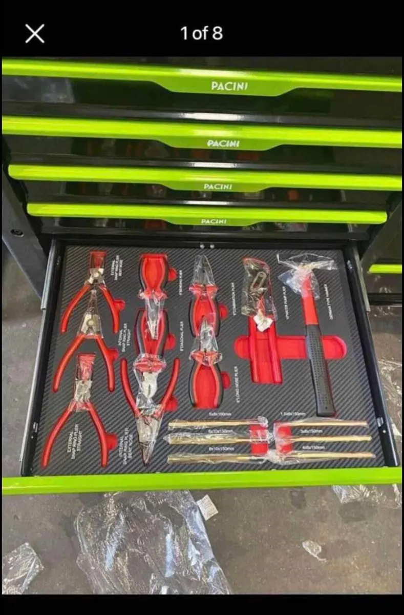 PACINI 7DRAWER TOOLCHEST FULL WITH TOOLS - Image 4