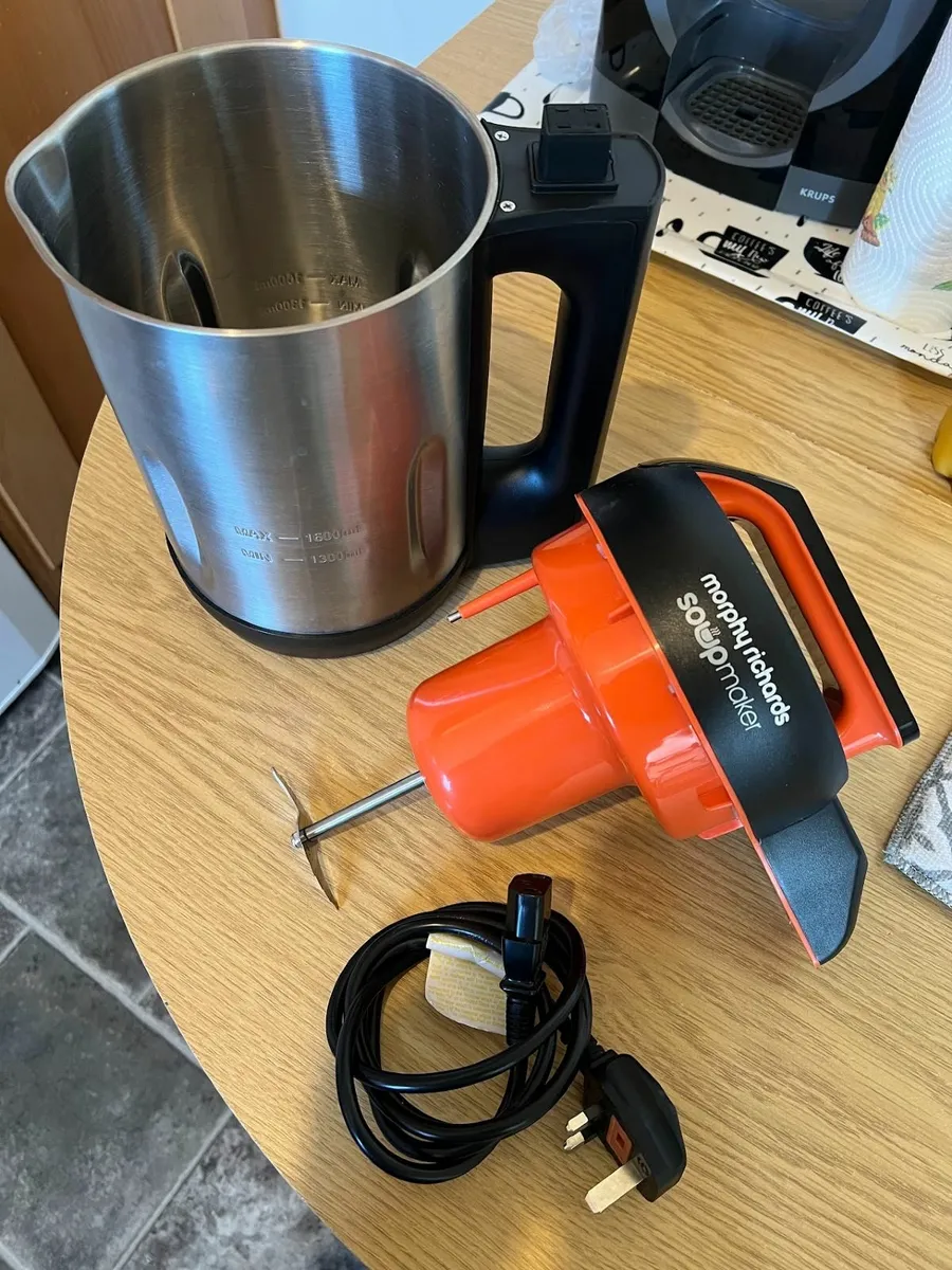 Morphy Richards 1.6L Soup Maker Stainless Steel - Image 1