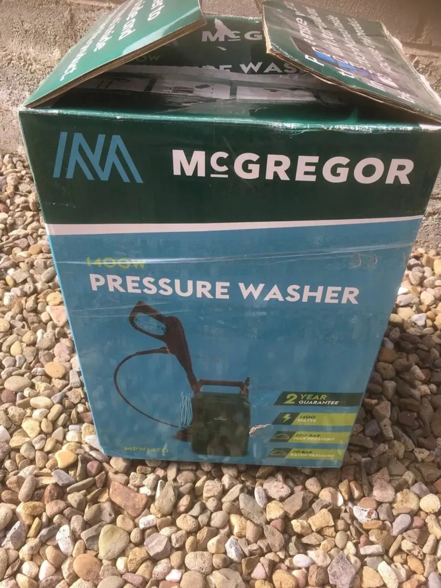 McGregor 1400 Watt Pressure Washer, Used Once Only - Image 2