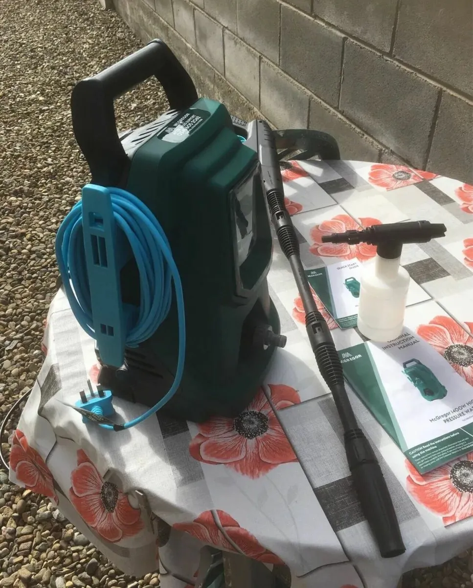 McGregor 1400 Watt Pressure Washer, Used Once Only - Image 1