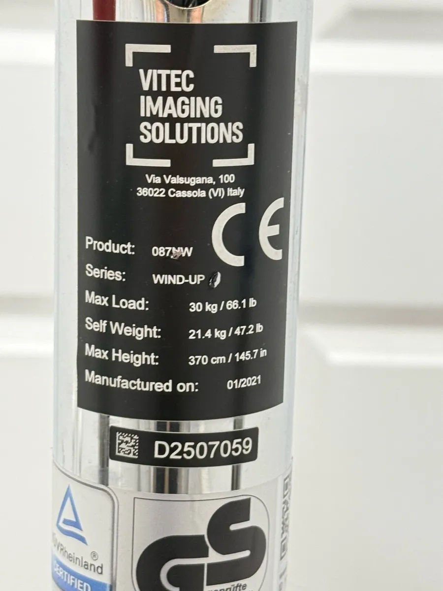 Manfrotto 087NW Geared Wind-Up Stand - Image 4