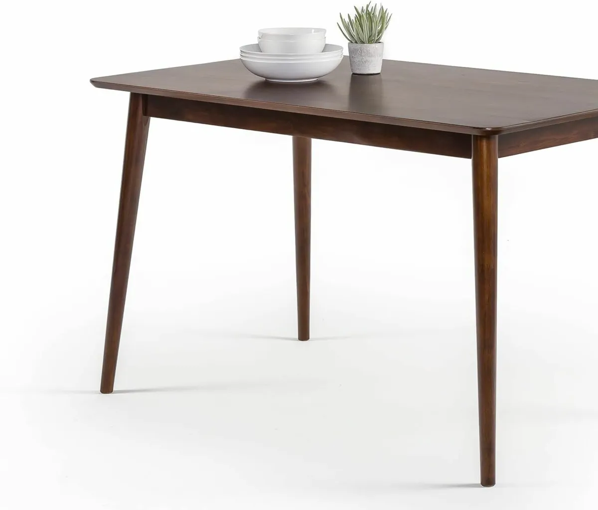 120x75x74cm Wooden Dining Table Kitchen Espresso - Image 2