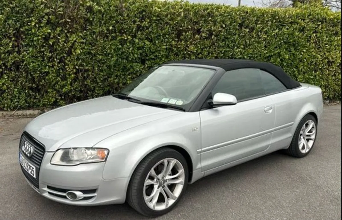 2006 Audi A4 Cabrio soft top - Image 1