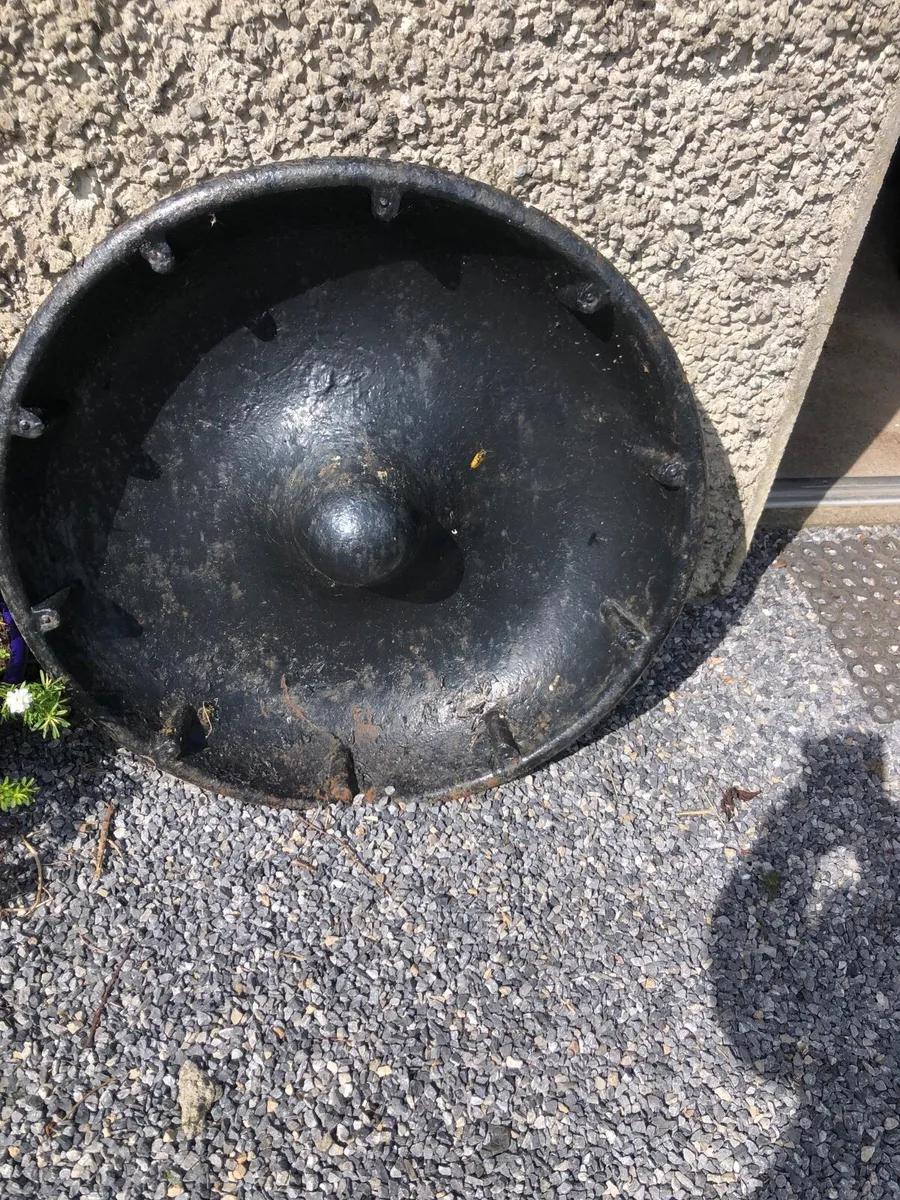 Cast iron pig trough
