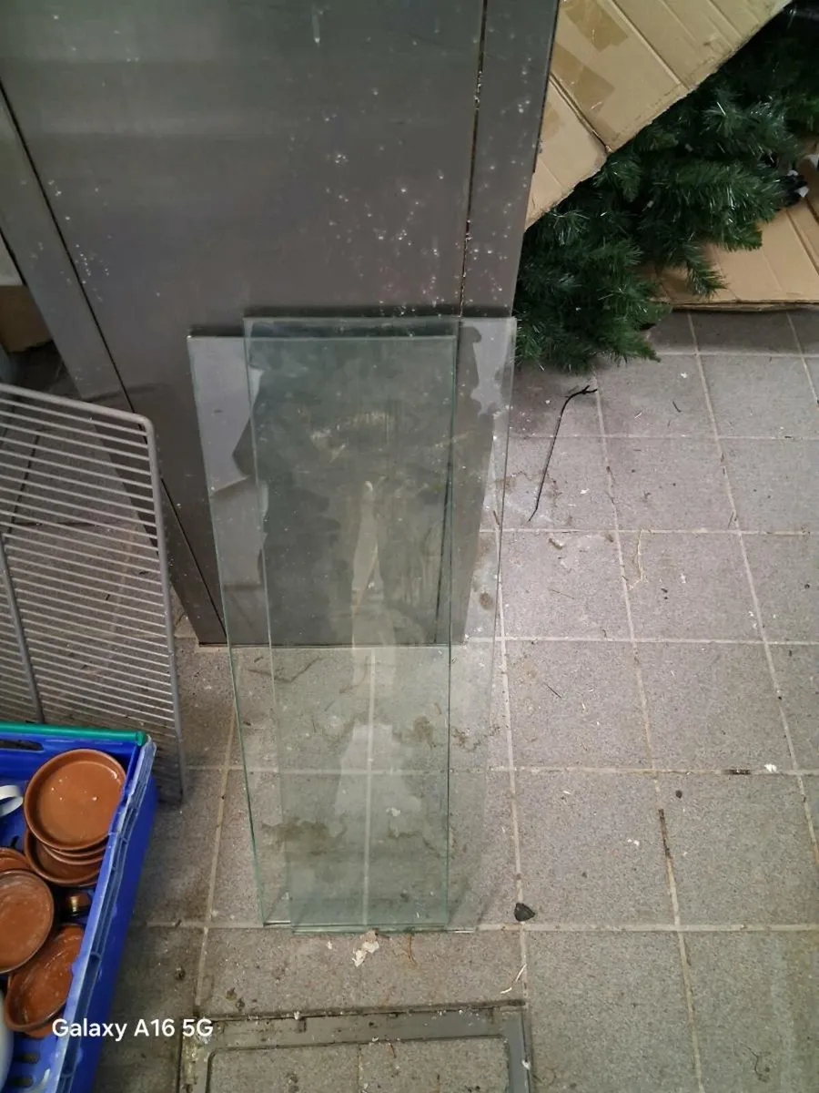 Glass shelves