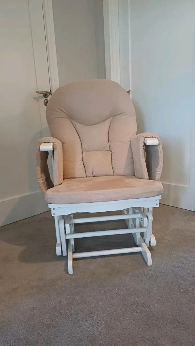 Rocking Chair and Footstool - Image 1
