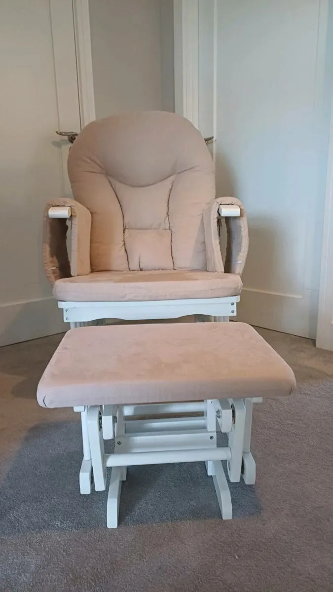 Rocking Chair and Footstool - Image 3