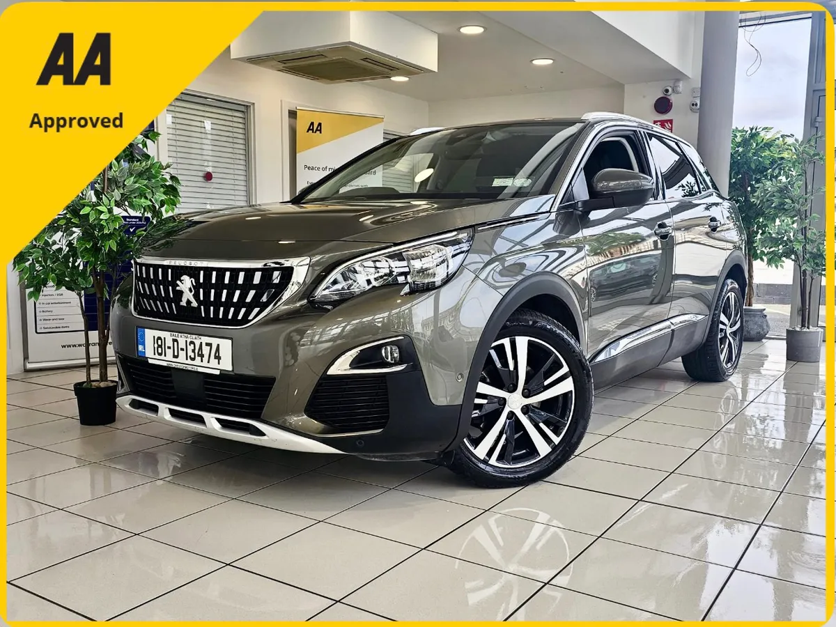2018 Peugeot 3008 1.2L AUTO HUGE SPEC AS NEW 1YR W - Image 1