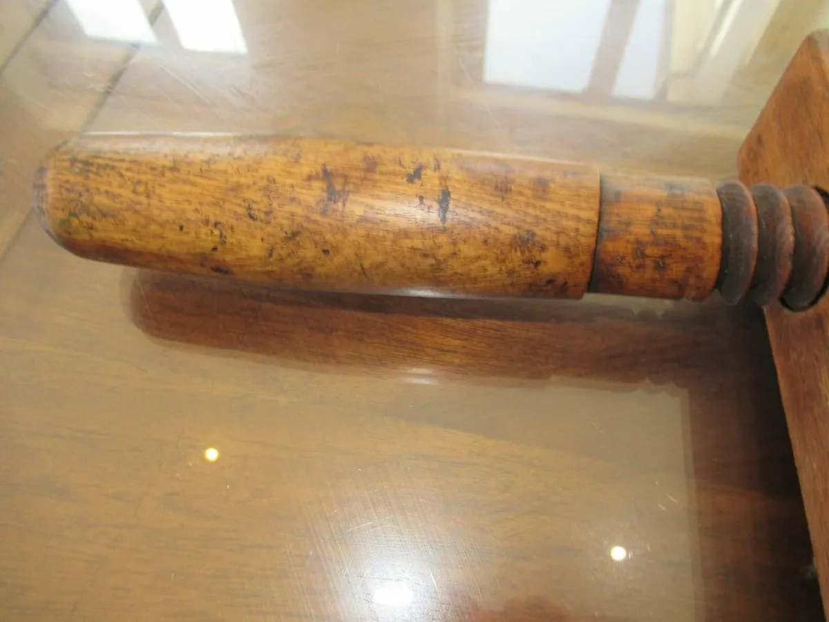 antique wooden screw clamp vintage tools carpenter - Image 4