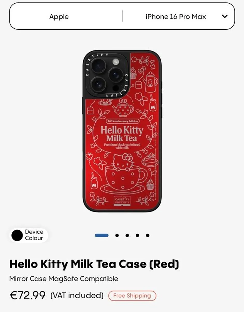 100% Casetify Hello Kitty Limited Iphone 16 pro Max case - Image 2