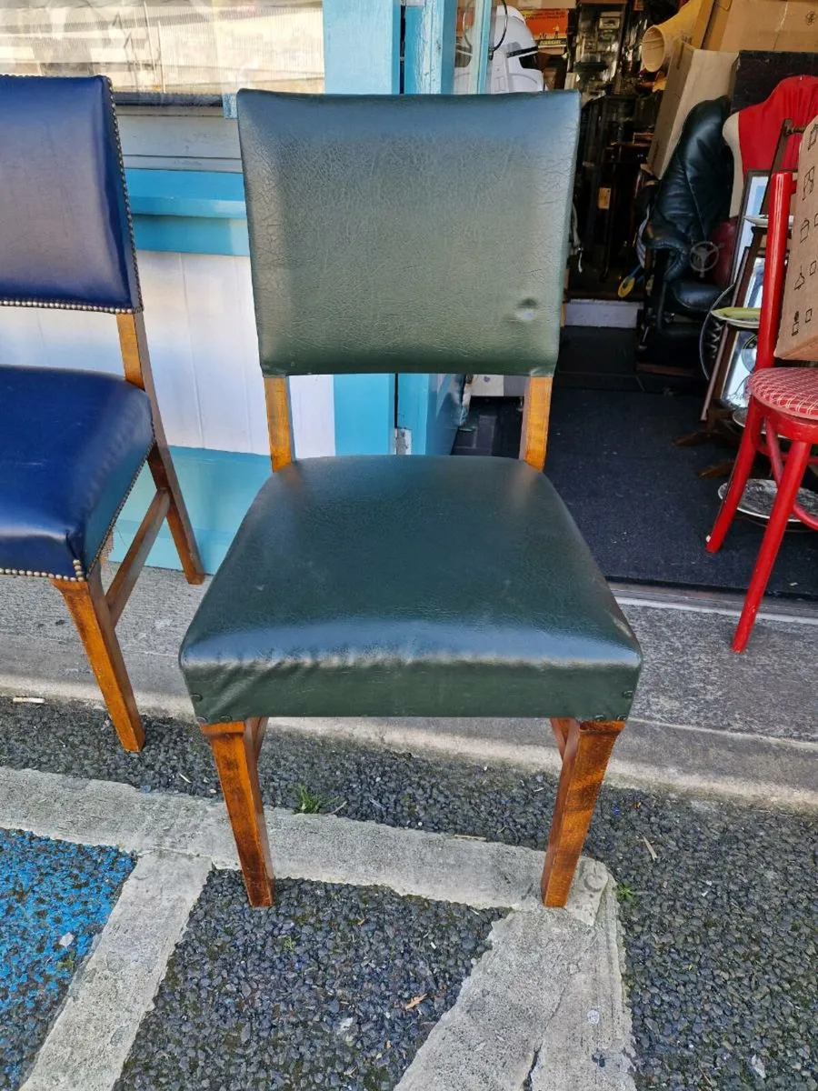 Vintage Style Green Dining Chair - Image 2