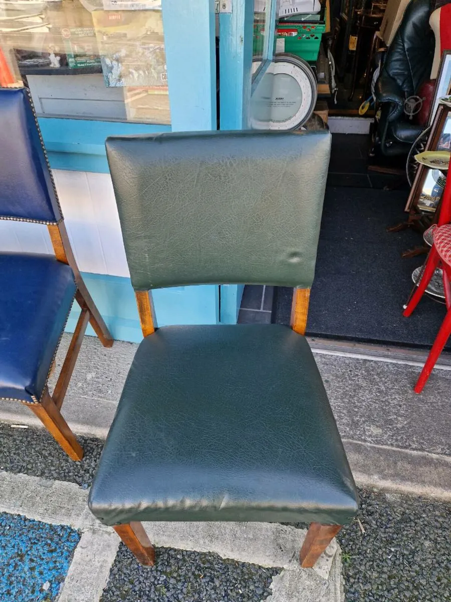 Vintage Style Green Dining Chair - Image 3