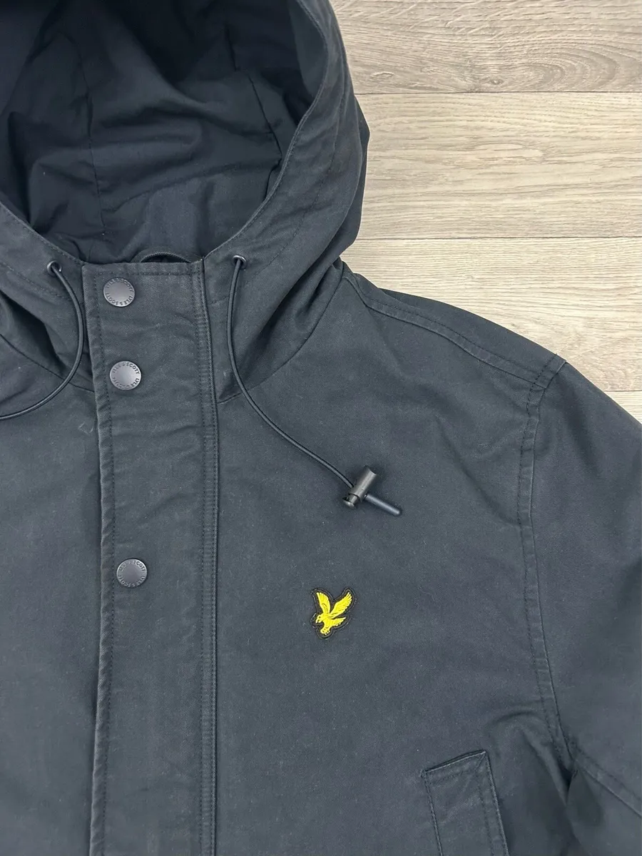 Lyle & Scott Parka Jacket Mens Medium - Image 3