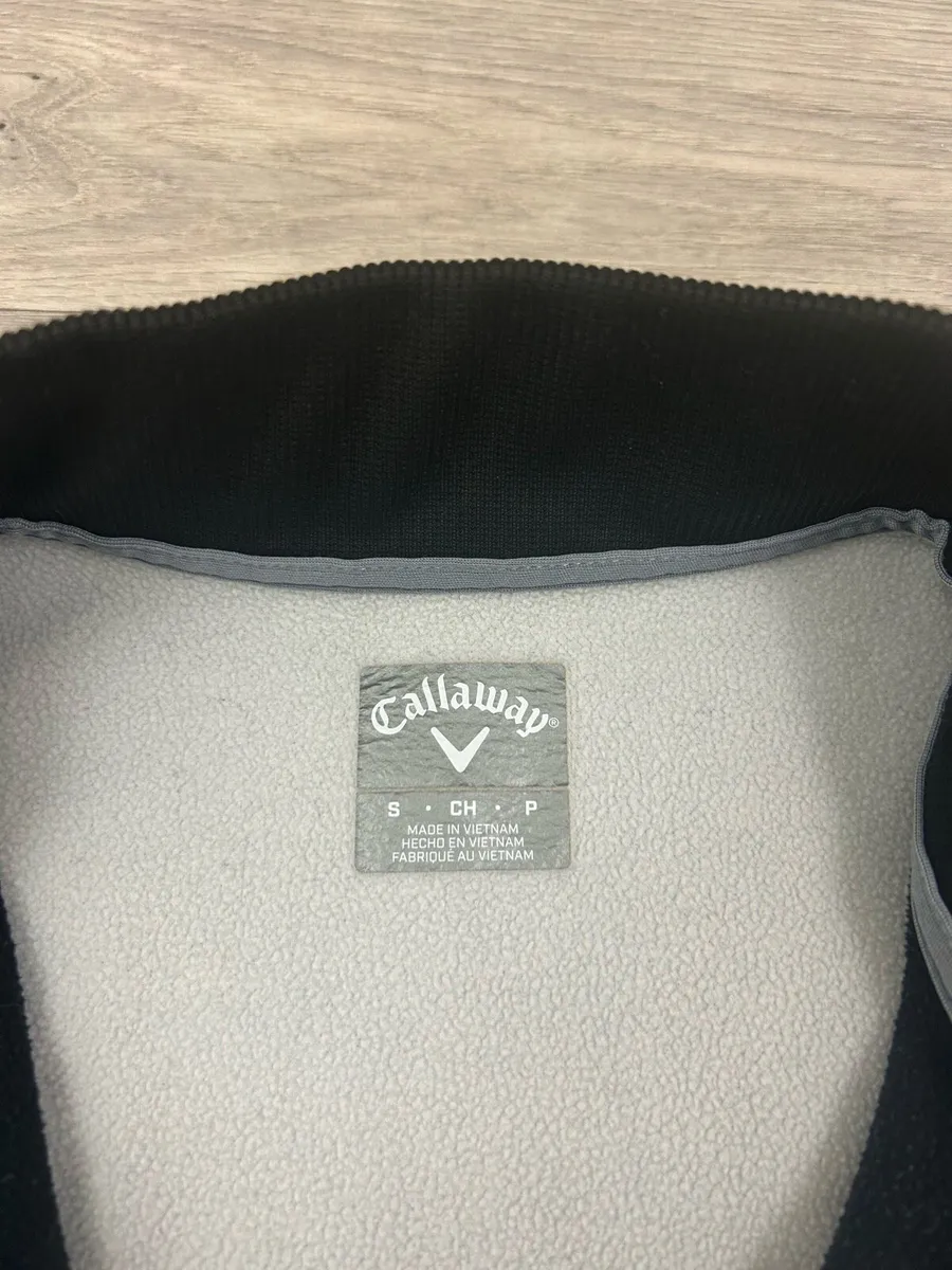 Callaway Golf Half Zip Jumper Mens Small - Image 4