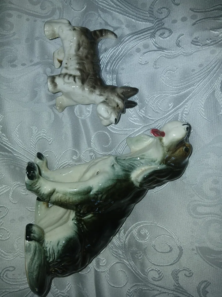 Antique dog figures
