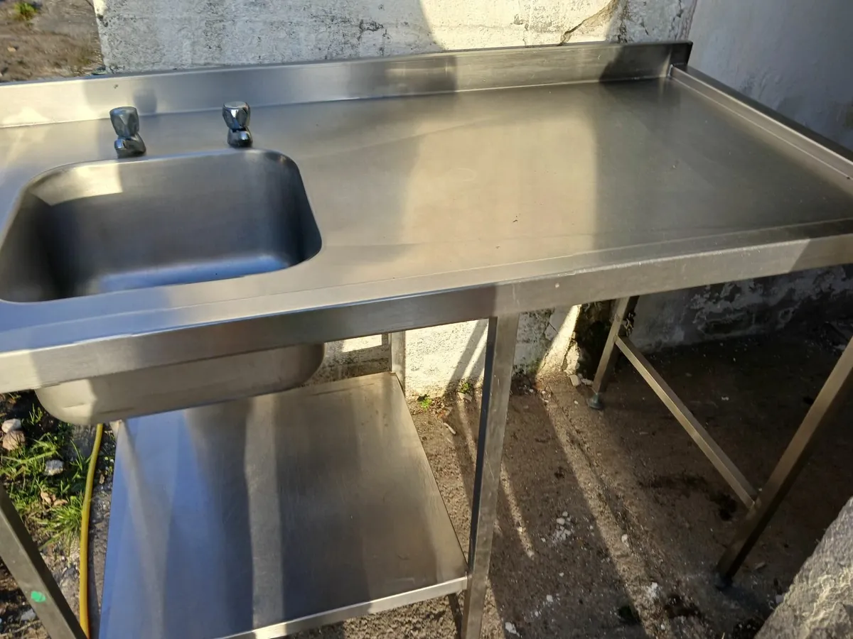 Stainless steel sink unit complete delivered - Image 2