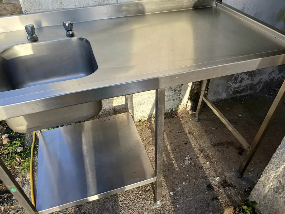 Stainless steel sink unit complete delivered - Image 3