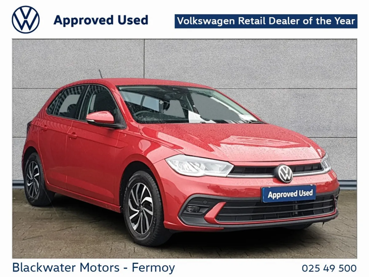 Volkswagen Polo 1.0TSI 95BHP 5DR LIFE WITH REAR VI - Image 1