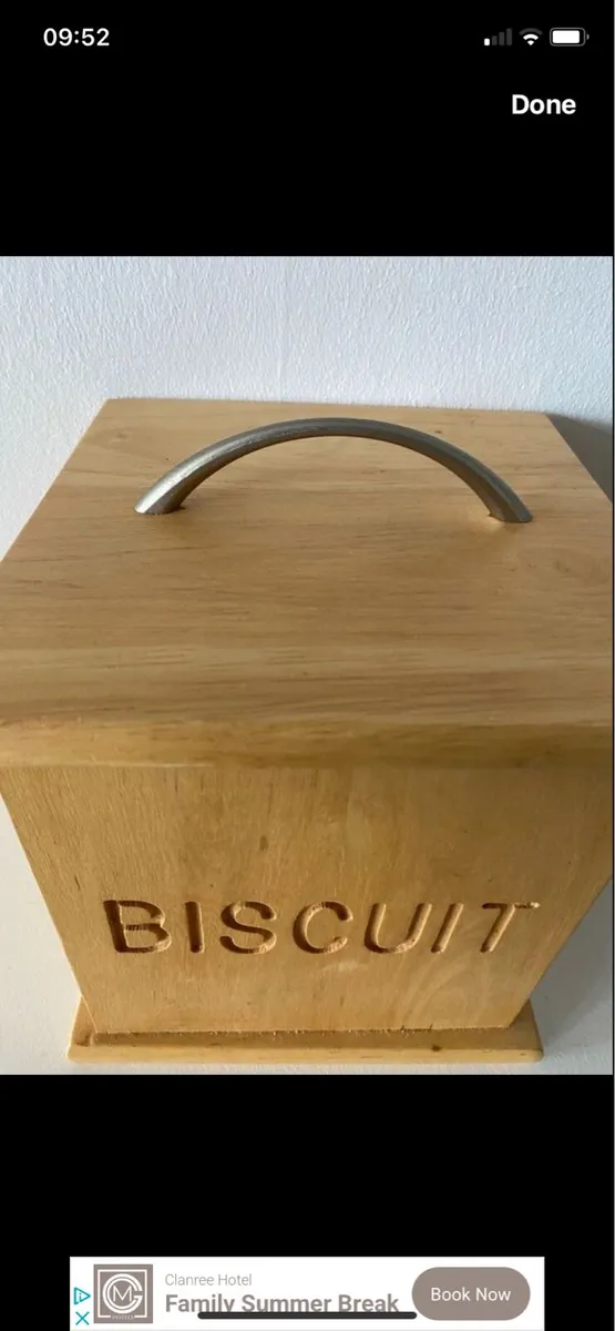 Timber Biscuit Box - Image 2