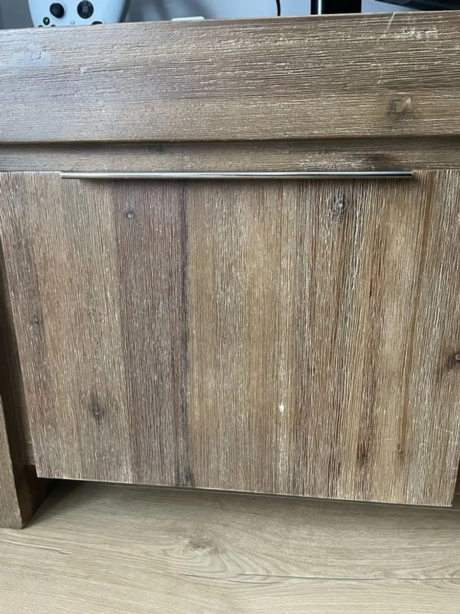 Solid Acacia Wood TV stand - Image 3