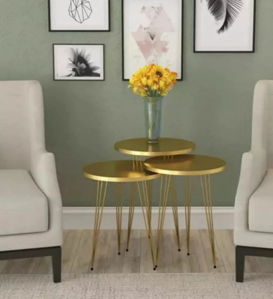 Simard 3 Piece Nest of Tables - Image 3
