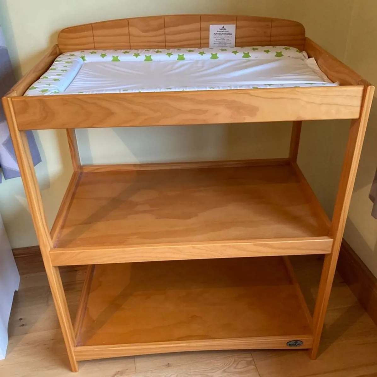 Babylo pine changing table - free if collected - Image 1
