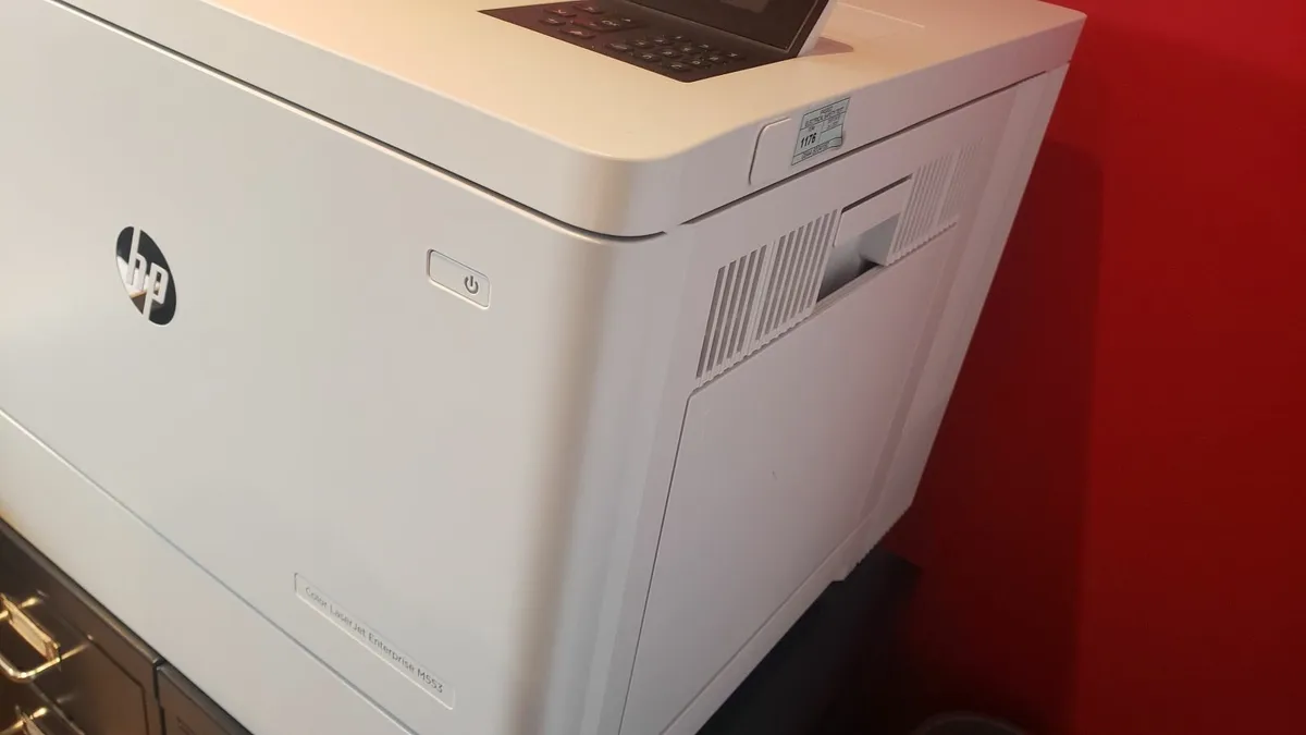 Office Printer +Toner HP M553 Colour LaserJet Ente - Image 2