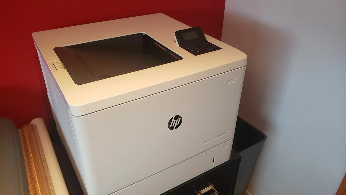 Office Printer +Toner HP M553 Colour LaserJet Ente - Image 1