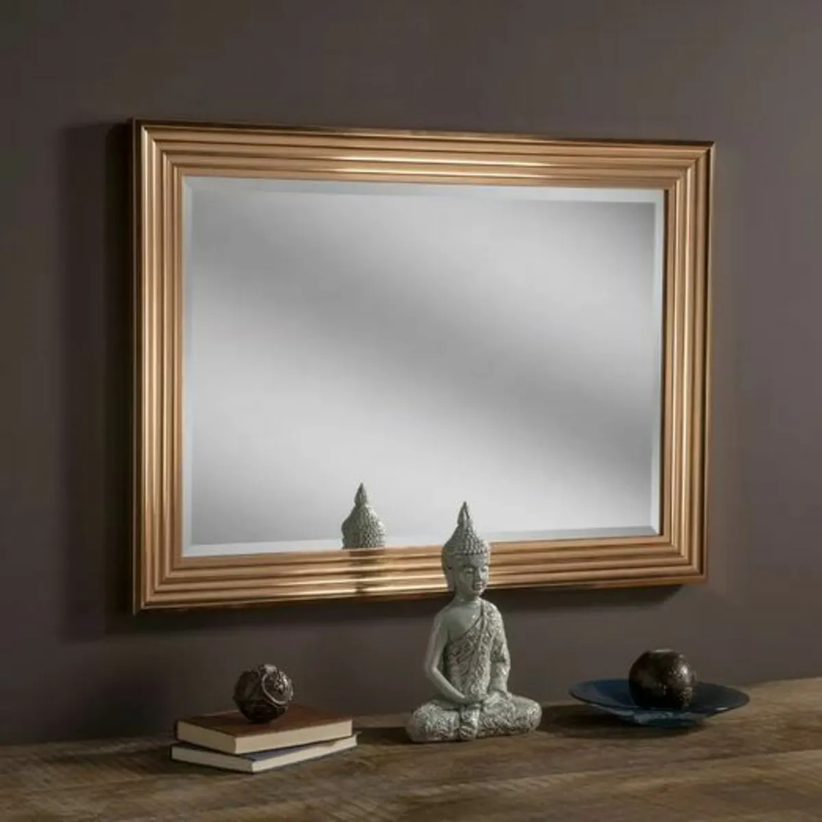 Destinee Glass Framed Wall Mounted Accent Mirror - Image 2