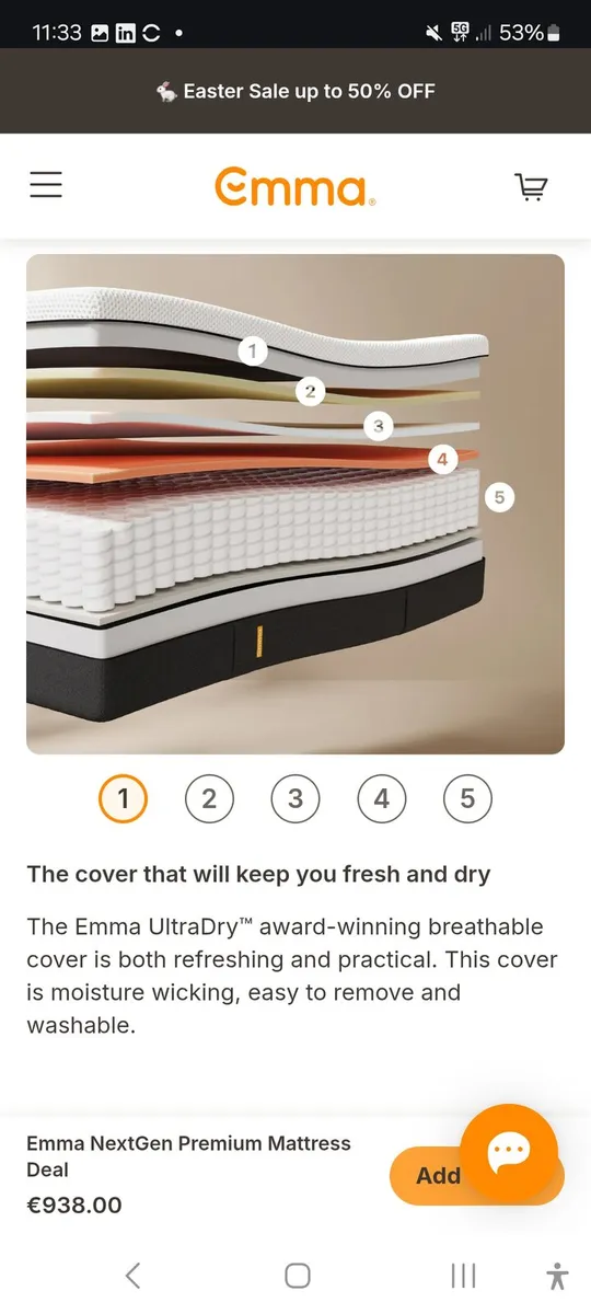 Emma Next Gen Mattress - Image 4