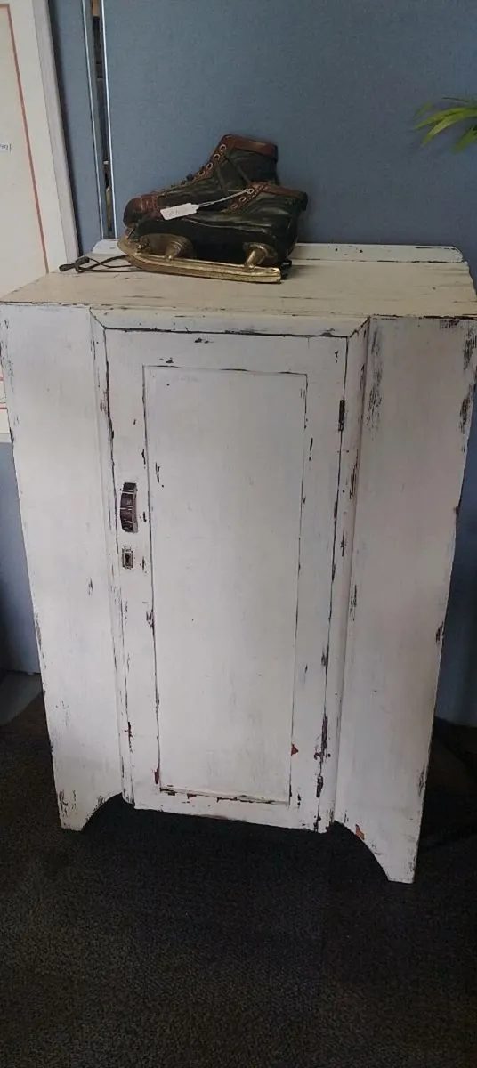 Edwardian Era Distressed Style Cupboard - Image 1